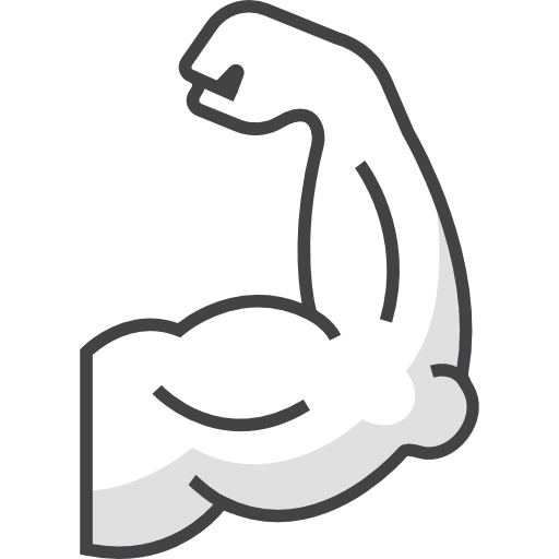 músculo Flaticons.com Flat icono