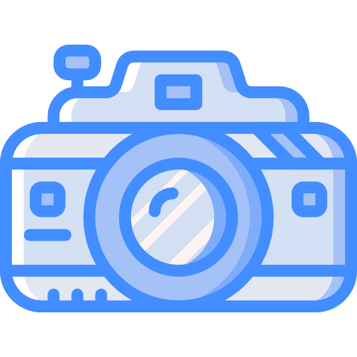 カメラ Basic Miscellany Blue icon