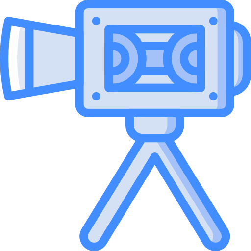kamera wideo Basic Miscellany Blue ikona