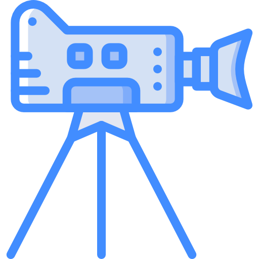videocamera Basic Miscellany Blue icona