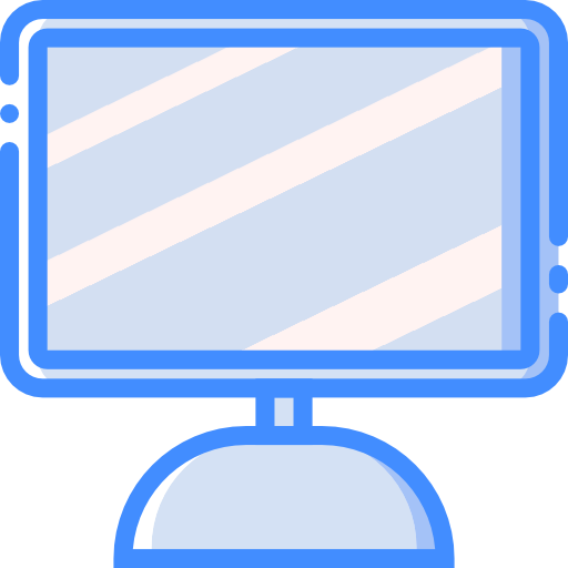 monitor Basic Miscellany Blue ikona