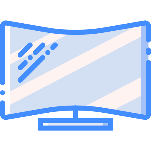 monitor Basic Miscellany Blue icon