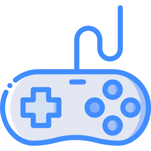 gamepad Basic Miscellany Blue icon