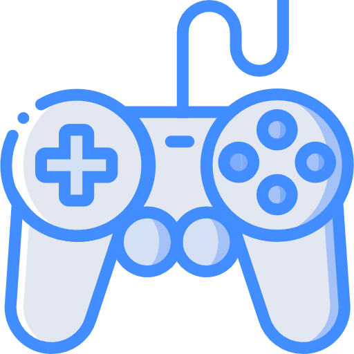 gamepad Basic Miscellany Blue icona