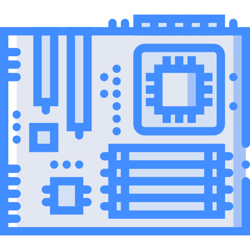 Motherboard Basic Miscellany Blue icon