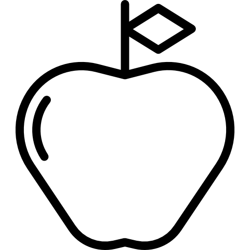 manzana Smalllikeart Lineal icono