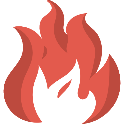 ogień Flaticons.com Lineal Color ikona