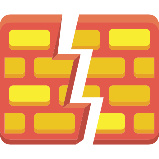 Firewall Flaticons.com Lineal Color icon