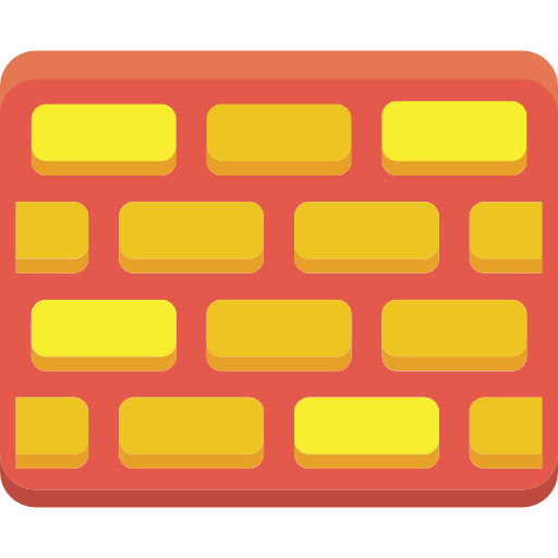 firewall Flaticons.com Lineal Color icoon