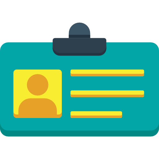 Id card Flaticons.com Lineal Color icon