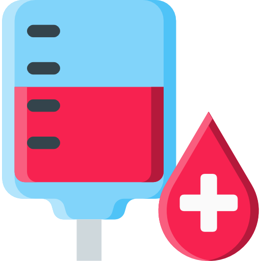 doação de sangue Flaticons.com Lineal Color Ícone