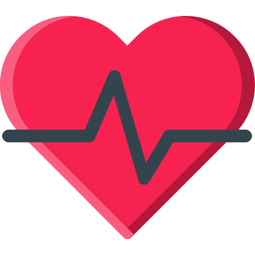Частота сердцебиения Flaticons.com Lineal Color иконка
