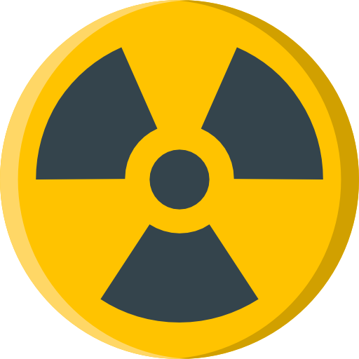 radioaktiv Flaticons.com Lineal Color icon
