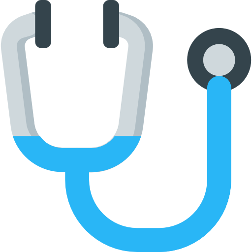 Stethoscope Flaticons.com Lineal Color icon