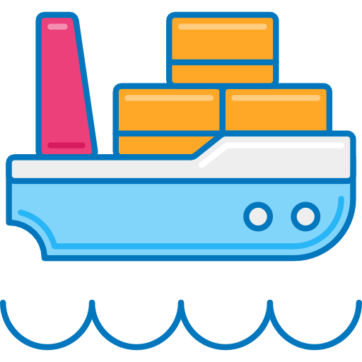 vrachtboot Flaticons.com Flat icoon