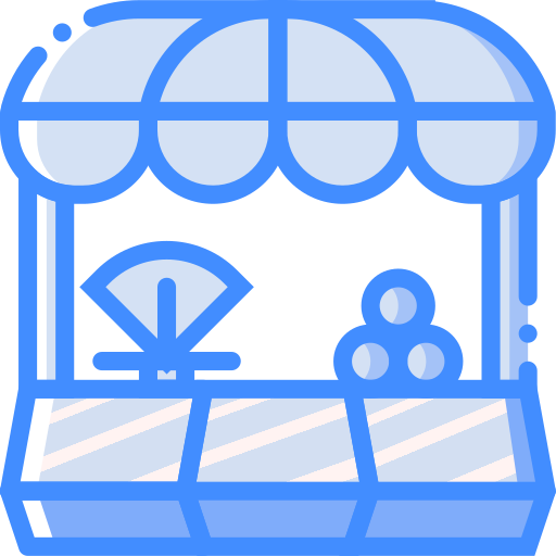 tienda de comestibles Basic Miscellany Blue icono