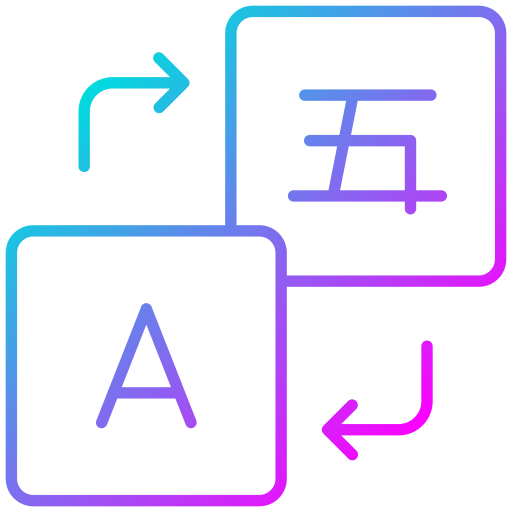 tradução Generic Gradient Ícone