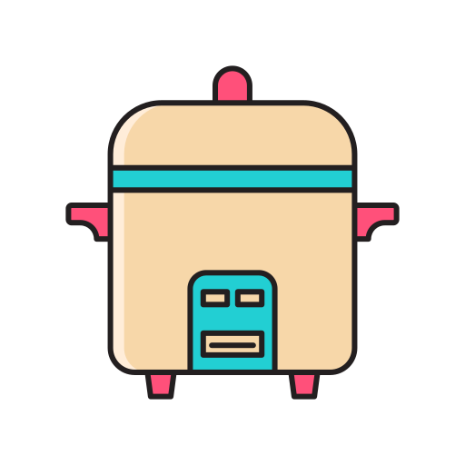 Rice cooker Generic Thin Outline Color icon