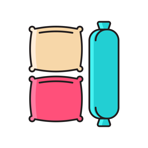 베개 Generic Thin Outline Color icon