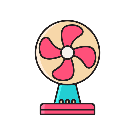 Fan Generic Thin Outline Color icon