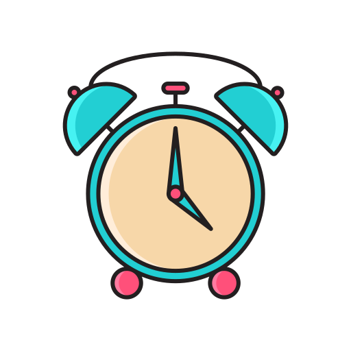 Alarm clock Generic Thin Outline Color icon