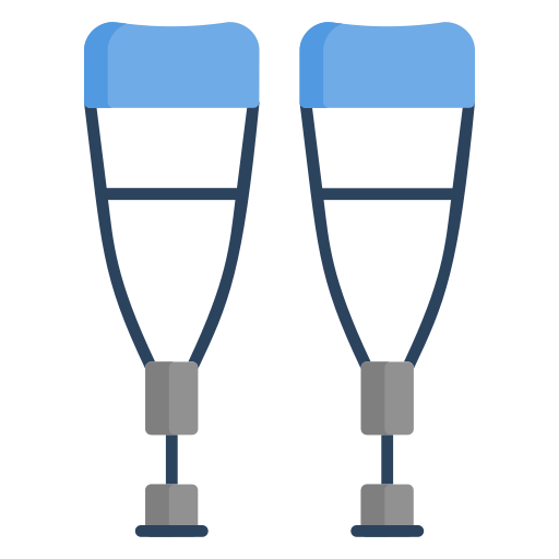 Crutches Generic Flat icon