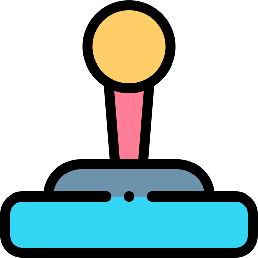 palanca de mando Detailed Rounded Lineal color icono