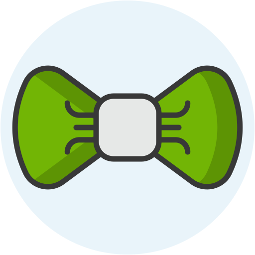 corbata de moño Generic Circular icono