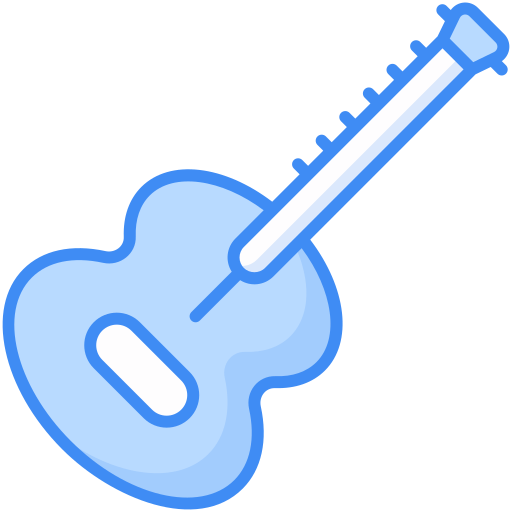 gitaar Generic Blue icoon