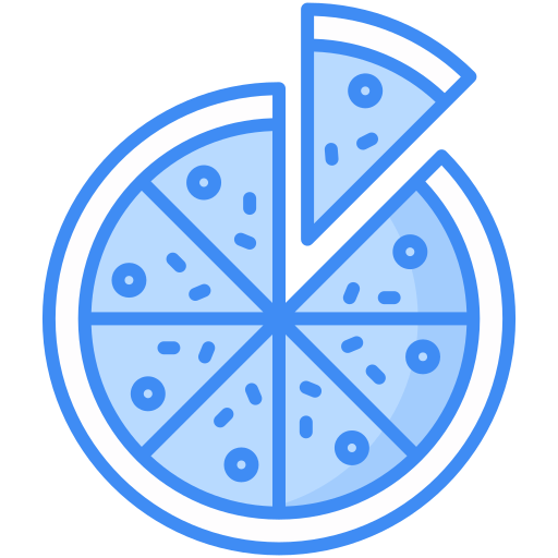 pizza Generic Blue icoon