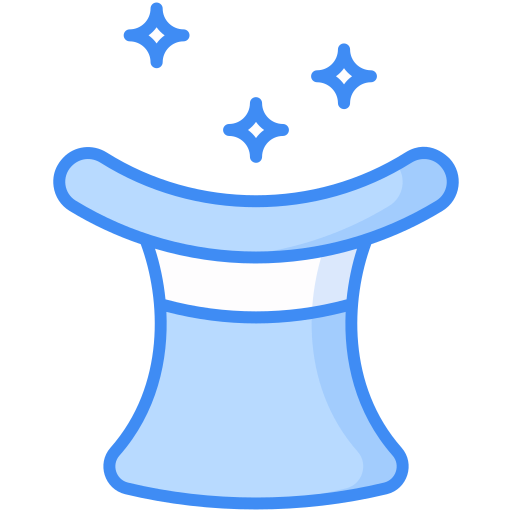 sombrero mágico Generic Blue icono