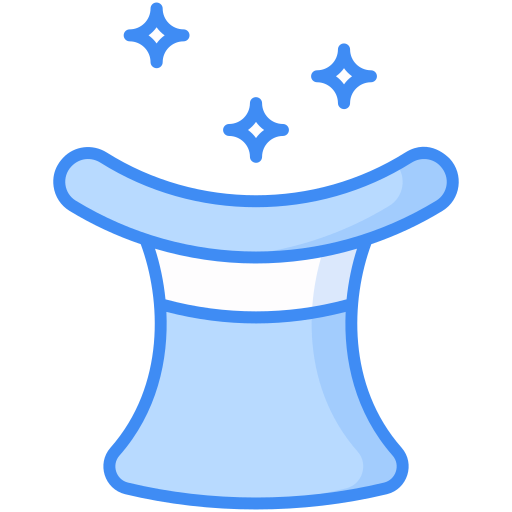 Magic hat Generic Blue icon