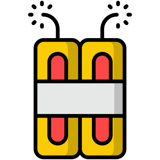 Fire cracker Generic Outline Color icon