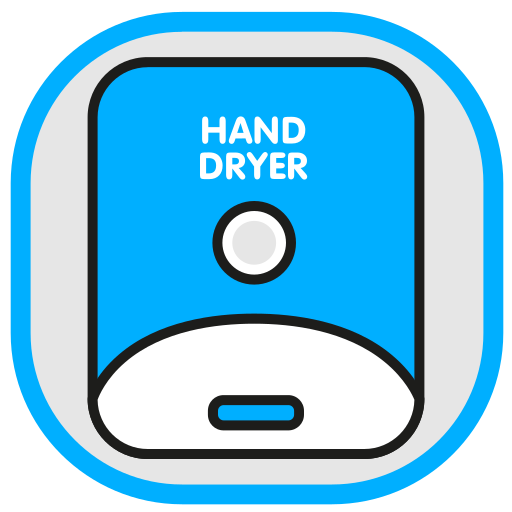 Hand dryer Generic Square icon
