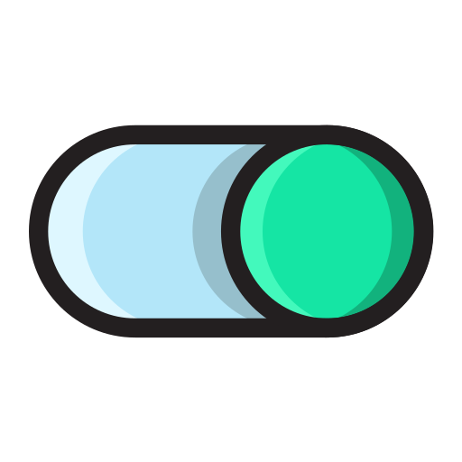 スイッチをつける Generic Outline Color icon