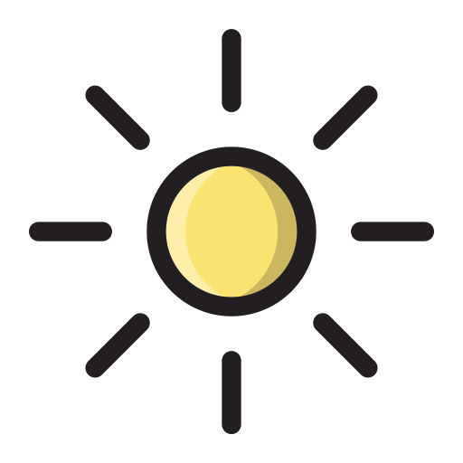 brillo Generic Outline Color icono