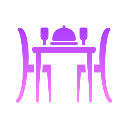 comedor Generic Flat Gradient icono