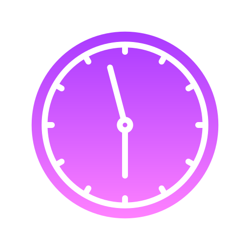 orologio Generic Flat Gradient icona
