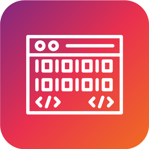 Coding Generic Flat Gradient icon