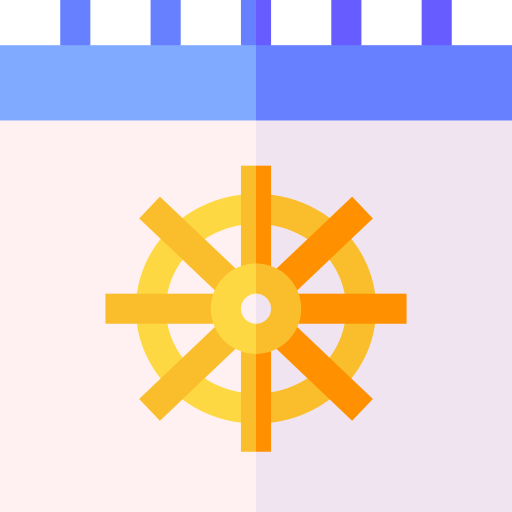 буддизм Basic Straight Flat иконка