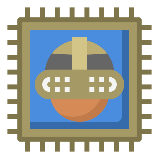 cpu Generic Flat icoon