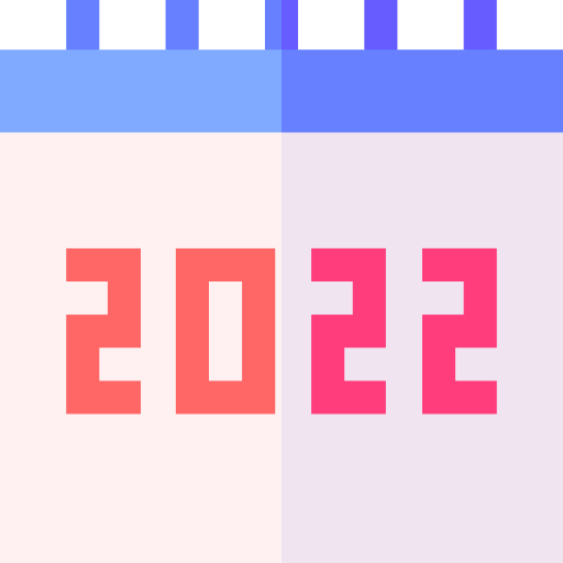 2022 Basic Straight Flat icon