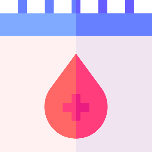 wereld bloeddonor dag Basic Straight Flat icoon