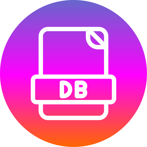 archivo db Generic Flat Gradient icono