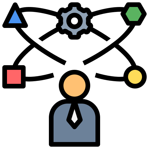 gestión Generic Outline Color icono