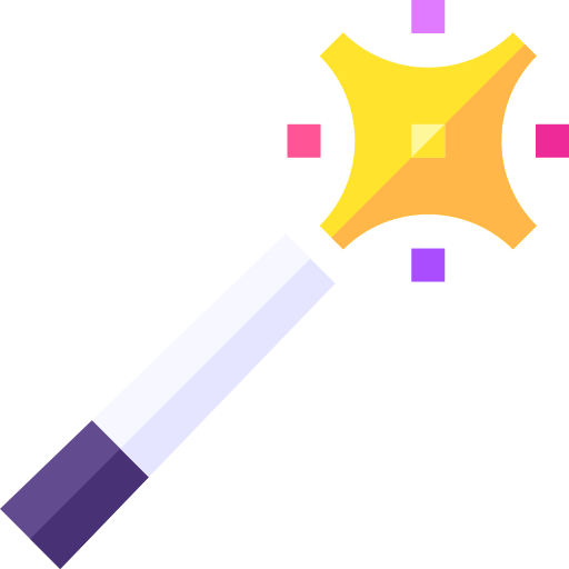 Magic wand Basic Straight Flat icon