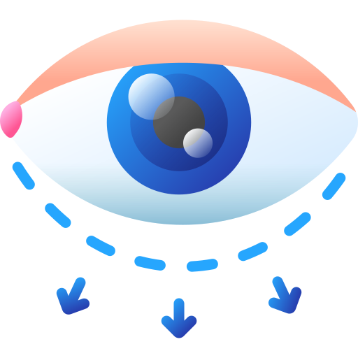 눈꺼풀 3D Color icon
