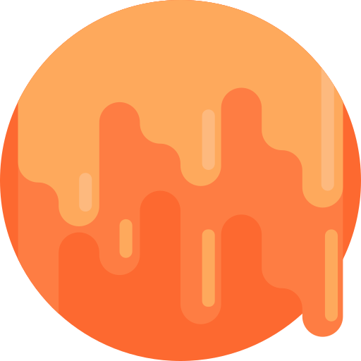 caramelo Detailed Flat Circular Flat icono