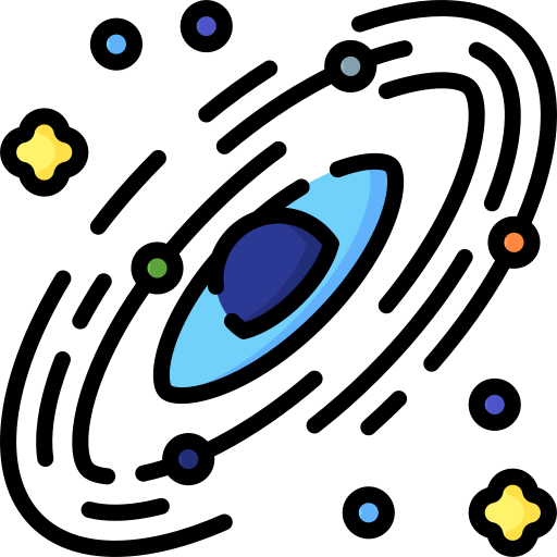 galaktyka Special Lineal color ikona