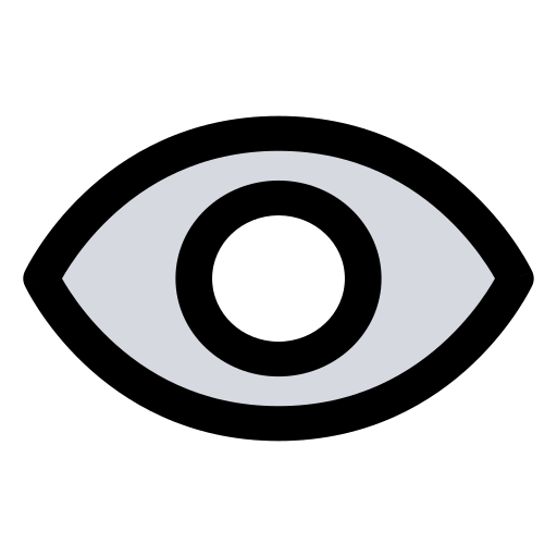 ojo abierto Generic Outline Color icono